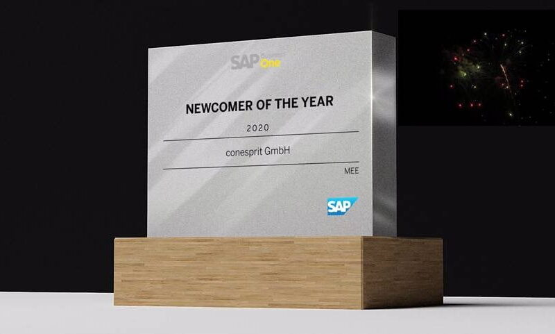 03/2021: SAP Award: Newcomer of the year 2020!