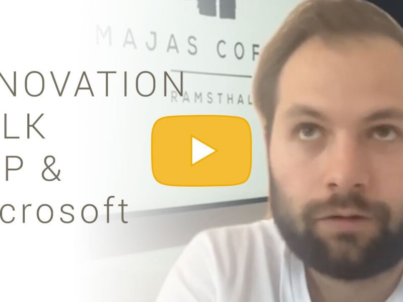 09/2022 Microsoft Innovation-Talk mit unserem Kunden Majas Coffee